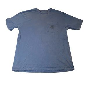 Worldwide Sportsman Men’s Blue Graphic Short Sleeve Short With Pocket